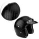 thumbnail image 4 of Medio Casco De Cara Abierta Universal Motocicleta Scooter PU Cuero Cara Abierta Medio Casco Cocodrilo Negro L ANGGREK Accesorios, 4 of 8