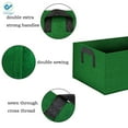 thumbnail image 5 of Deago 2Pcs Fabric Raised Garden Bed Reusable Square Large Grow Bag Fabric Pots Vegetable Planting Bag with Handles Planting Pots for Plants Flowers Vegetables (Green), 5 of 9