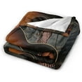 thumbnail image 3 of Ultra Soft Throw Blanket Flannel Dwight Music Yoakam Theme Light Weight Warm Blanket for Living Room/Bedroom 40"X30", 3 of 6
