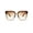 Beige, variant on FEISEDY Fashion Women Men Sunglasses Square Frame Metal Shape Nesting Lenses B2595