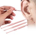 thumbnail image 3 of Limpiador de Orejas, 3 Piezas/Set Earpick Ear Care Herramienta de Acero Inoxidable Limpiador de Cera ovedor de Cera de Orej limpiador de oídoslimpiador Spptty cuidado personal, 3 of 8