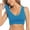 Blue, variant on Nfurl Womens U Back Sports Bras High Support Breathable Seamless Bra with Padding Sport Bra no Wire Full Coverage Workout Crop Tops Gym Yoga Bras Black XXXXL