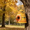 thumbnail image 6 of Diceymbol Beehive Hanging Bird Feeder Outdoor Wild Bird Feeder With Ladybug Sunflower Decor Rustproof Metal Chain Feeder For Garden Patio Yard And Backyard Bird Watching, 6 of 8