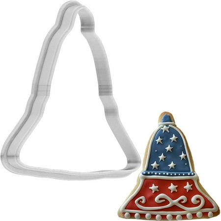 

4th of July Liberty Bell Cookie Cutter 4 Inch Made in USA by WONDERTORY