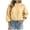 Yellow, variant on Edvintorg Pullover Sweaters for Women Crew Neck Casual Knit Sweater Long Sleeve Loose Top Womens Fashion Navy XXL