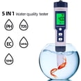 thumbnail image 1 of Probador de del agua 5 en 1 Medidor digital Analizador de del agua Detector de pH / TDS Carevas  analizador de, 1 of 7