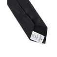 thumbnail image 2 of Men's Solid Black Slim Necktie, One Size, 2 of 8