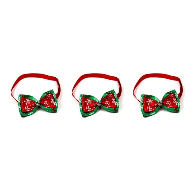Billuyoard Collar para mascotas Corbata para perros Accesorios para mascotas navideñas Decoraciones navideñas VN088-2 Type1 NO1