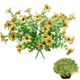 thumbnail image 2 of Sunxin the Simulated Small Daisy Bouquet Is Yellowa Bunch of Artificial Plants and Flowers for Outdoor Decoration Plastic Spring and Summer Flowers Colorful Daisies and Morning Glories, 2 of 7