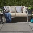 thumbnail image 4 of Nourison Courtyard 2' x 3' Black White Modern Rug, 4 of 9