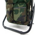 thumbnail image 2 of HTTMT- Foldable Outdoor Multi-Function Fishing Backpack Beach Chair Stool w/ Cooler Bag, 2 of 7