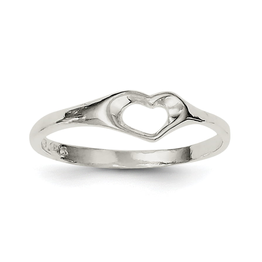 Core Silver - Sterling Silver Heart Ring QR109