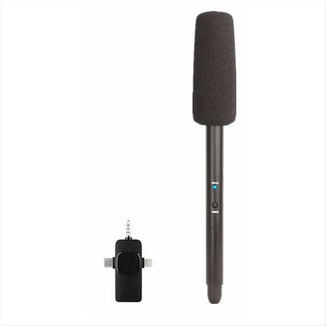 Micrófono Inalámbrico para Entrevistas, Cámara Réflex Móvil, Ideal para Reporteros, con Cancelación de Ruido para Exteriores, Portátil, 1 A 1.