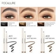 thumbnail image 6 of FOCALLURE 2Pcs Liquid Waterproof Eyebrow Pen with Micro-Fork Tip Applicators ,Black Brown, 6 of 7