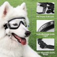 thumbnail image 2 of Dog Goggles for Outdoor Eye Protection, Adjustable Strap Easy to Put on Pet Sunglasses - Clear, 2 of 4