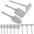 thumbnail image 1 of OUNONA 10 Set Kids Digging Tools Grey Plastic Sand Rake for Beach Play and Gardening, 1 of 8