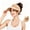 Beige, variant on Sun Visor Ponytail Hat for Women, UPF 50+ Wide Brim UV Protection, Foldable Beach Golf Running Cap for Summer Travel