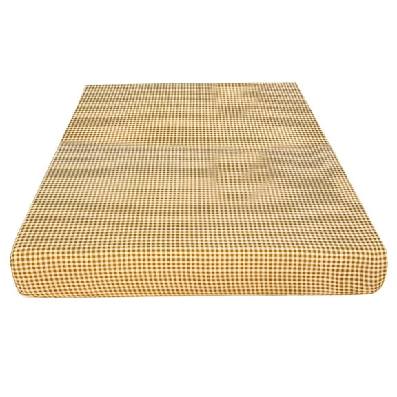 OAVQHLG3B Light Checkered Bed Sheets, Wrinkle-Resistant Breathable Sheets, for Bedroom, Guest Room, Seasonal Use