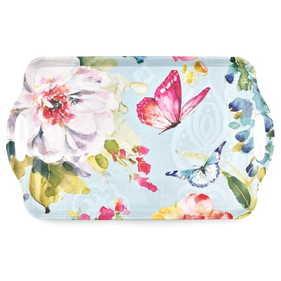 Pimpernel Colorful Breeze Large Melamine Handled Tray - 19.25" x 11.5"