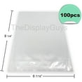 thumbnail image 1 of The Display Guys, 100 Pcs 6 7/16” x 8 1/4" Clear Self Adhesive Plastic Bags for 6x8 inches Picture Photo Framing Mats, 1 of 4