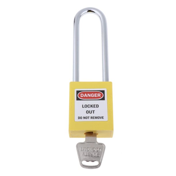 Bloqueo de etiquetado de seguridad Yotijar acero inoxidable 121 mm
