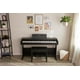 thumbnail image 2 of Yamaha Arius, reproductores digitales principiantes e intermedios de acción ponderada de 88 teclas, respuesta dinámica, sonido de piano de cola, unidad de 3 pedales, diseño vertical, banco incluido, p, 2 of 5