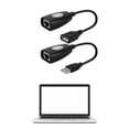 thumbnail image 2 of SIEYIO 2x Ethernet Extension Cable USB to RJ45 LAN Connector Ethernet Line Adapter, 2 of 9