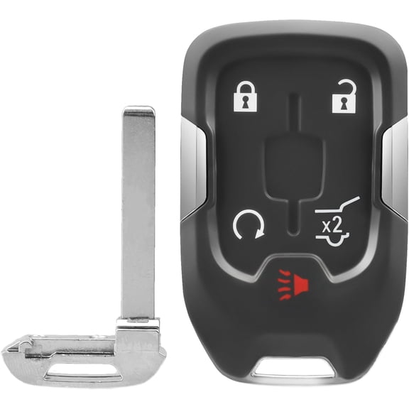 Key Fob Replacement Fits for Acadia 2017 2018 2019 2020 - Smart Proximity Keyless Entry Remote Start Control Car Key Fobs, HYQ1EA, 13508275（5 Button, 433MHZ）