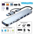 thumbnail image 4 of Adaptador multipuerto USB Hub JUEJUEZI de 8 puertos 3.0 para MacBook Pro, 4 of 9