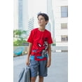 thumbnail image 4 of Marvel Spider-Man Big Boys 4 Pack Pullover T-Shirts, 4 of 5