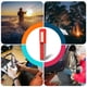 thumbnail image 3 of Naiovety ABS luz de trabajo antideslizante 180 grados impermeable COB LED linterna pesca nocturna lámpara herramienta de iluminación con Clip de Metal Ropa Deportiva, Zapatos Rojo Naiovety OD019454-01B, 3 of 6