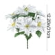 thumbnail image 3 of Flores artificiales | Ramo artificial para decoración del hogar | Arreglo floral de seda | Tallos florales artificiales realistas | Tallos decorativos de 31 cm de altura para jarrón | Centro de mesa, 3 of 7