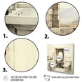 thumbnail image 3 of Designart "Minimalist Beige Toilet I" Bath & Laundry Floater Framed Wall Art Print, 3 of 7