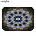 thumbnail image 5 of Hongbo Bohemia Flower Welcome Floor Mats Mandala Geometric Pattern Bathroom Kitchen Carpet Floral Rug Doormat, 5 of 6