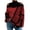 501_Red, variant on Sweatshirt for Women Winter Fashion Fashion Clothing Cold Shoulder Pullover Women's Blouses Dressy Womens Long Sleeve Tops Black