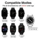 thumbnail image 3 of Correa de Reloj Deportivo de Repuesto para GTS 4 Correa de Reloj de Silicona Ajustable para Relojes con Lengüeta de 20 Mm de Ancho ANGGREK Otros, 3 of 8