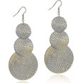 thumbnail image 1 of 14k Gold Drop Dangle Earrings For Women Fashion Big Bohemia Vintage Ci, 1 of 4