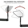 thumbnail image 2 of Mirror Mini Rear View Mirror for Road Bicycles Unbreakable Rotatable Rearview Safety Side Handlebar Mirror, 2 of 7