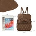 thumbnail image 4 of KL928 Women Girls Bowknot Backpack Purse Cute Backpack Daypack Gifts, 4 of 5