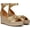 Gold, variant on Women's Clementine Espadrille Wedge Sandal Gold 6W