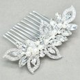 thumbnail image 2 of unbranded 1Ud Peine De Aleación Para Mujer Con Decorativos Para Eventos Y Banquetes Plata, 2 of 5