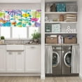thumbnail image 5 of LALILO Kitchen Curtain Valance Tropical With Exotic Rod Pocket Window Curtain 52"x 18" Set of 2, 5 of 7