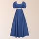 thumbnail image 5 of Vestido elegante estilo renacentista medieval Vintage para mujer con cinturón traje de vacaciones, 5 of 7