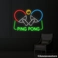 thumbnail image 2 of Glowneon Ping Pong Neon Sign, Table Tennis Led Sign, Ping Pong Led Light,Ping Pong Club Decor, 2 of 5
