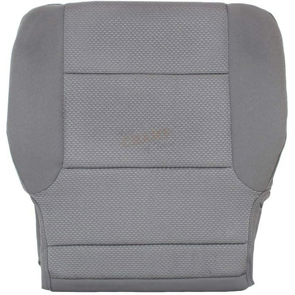 Auto Champ Of Texas: Compatible with - 2014-2019 Chevy Silverado W/T Base HD -Driver Side Bottom Cloth Seat Cover Gray