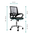 thumbnail image 2 of Silla Ejecutiva de Oficina The Shop Altura Ajustable Negra, 2 of 7