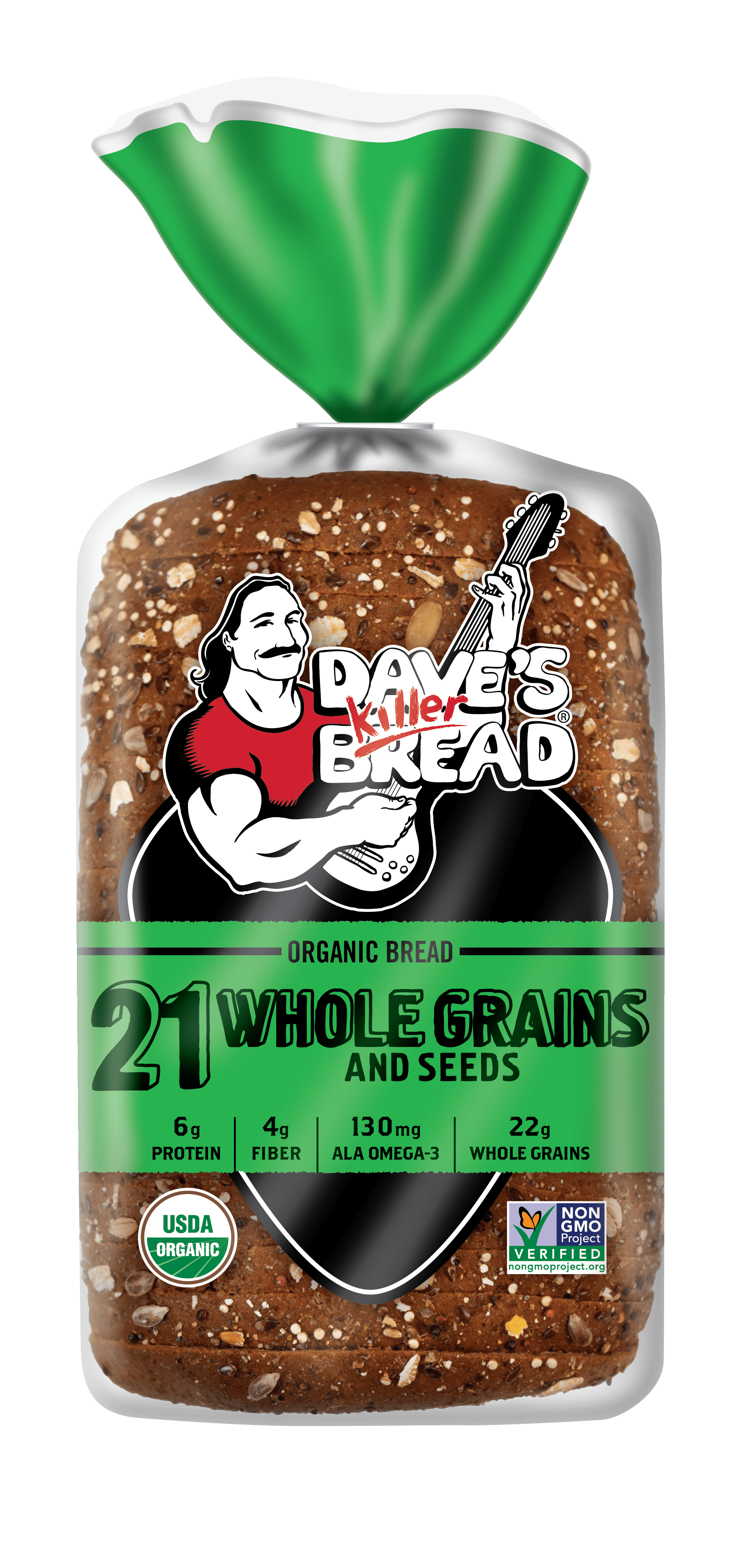 Dave's Killer Bread Organic 21 Whole Grains and Seeds Hamburger