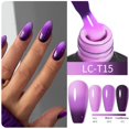 thumbnail image 2 of LILYCUTE-esmalte de uñas de Gel térmico, Color rosa y morado, 3 colores, cambia de Color y temperatura, para manicura UV, esmalte de Gel de larga duración yaoshenbao LED, 2 of 2