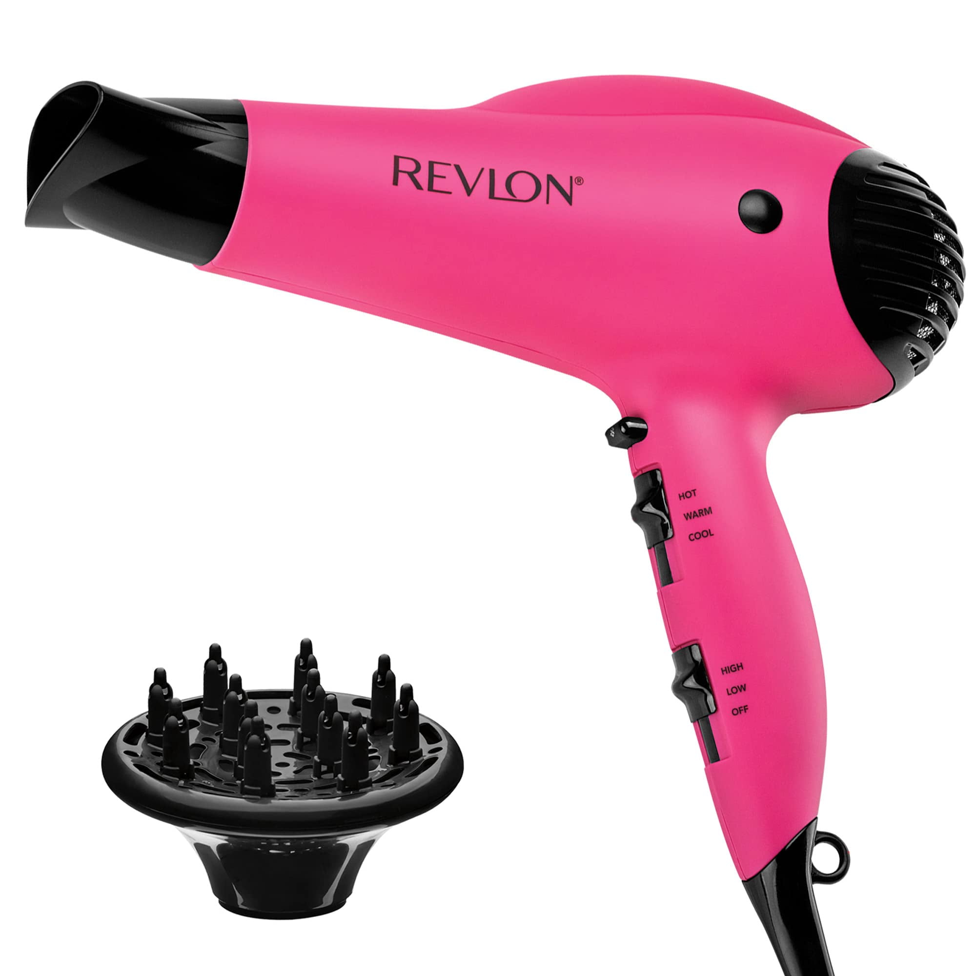 Revlon Volume Booster Hair Dryer 1875W for Voluminous Lift and Body Pink Walmart