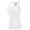 thumbnail image 2 of J. METHOD Women's Tank Top Sleeveless Racerback Basic Stretch Comfy Slim Fitted Ribbed Knit Tops Workout Yoga T Shirt NEWT386 White 3X, 2 of 6